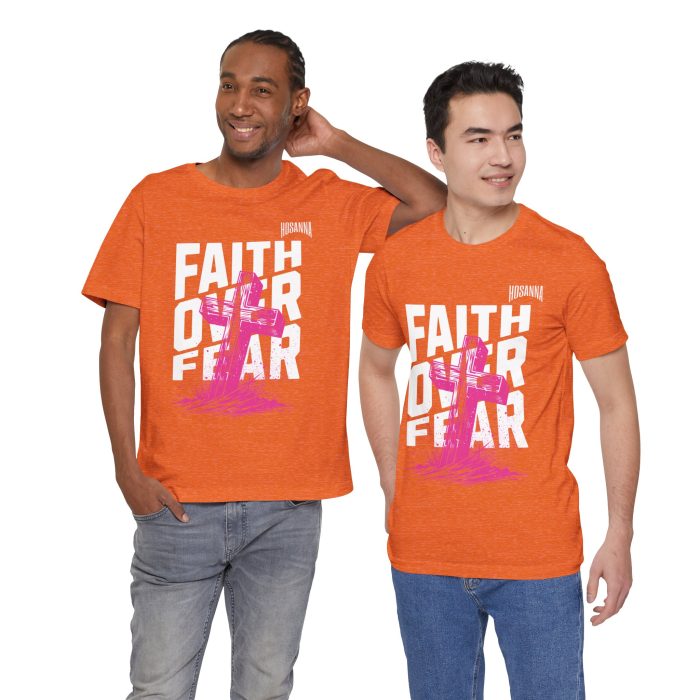 Faith Over Fear Unisex Jersey Tee – Hosanna Christian T-Shirt - Image 26