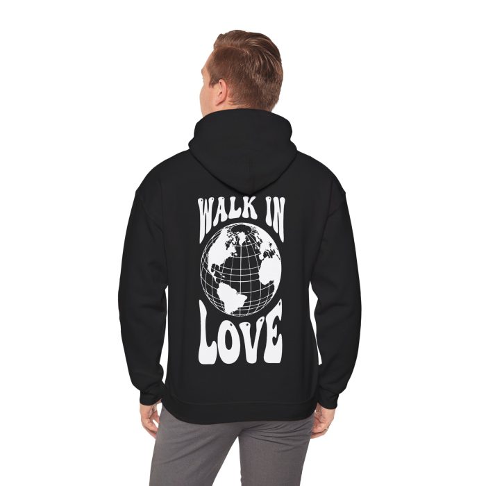 Walk In Love - Hosanna Christian Hooded Sweatshirt - Image 10