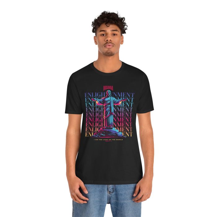 Enlightenment - Unisex Jersey Short Sleeve Hosanna Christian T-Shirt - Image 43