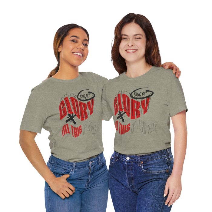 King of Glory Unisex Jersey Tee - Hosanna Christian T-Shirt - Image 58