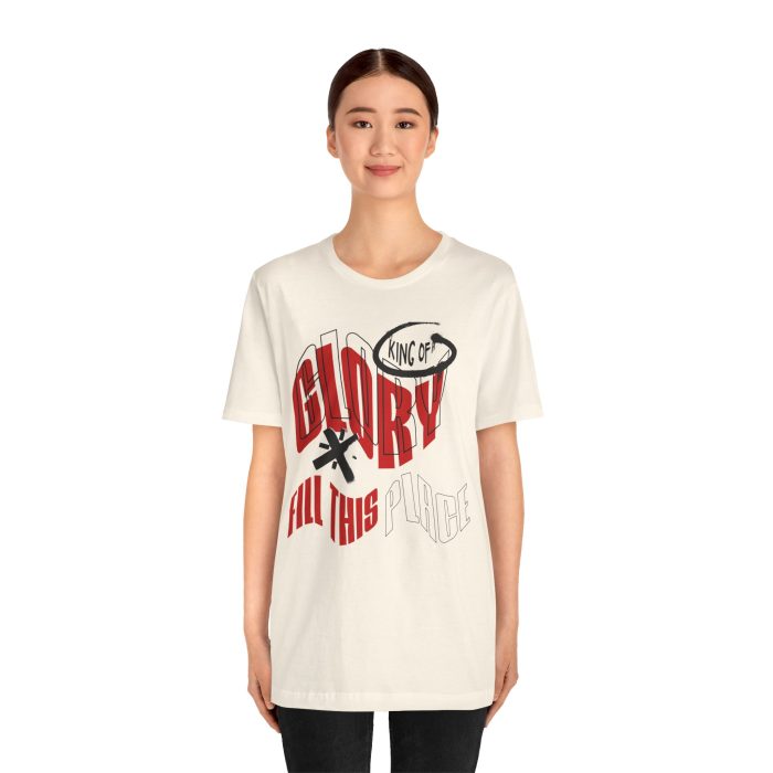 King of Glory Unisex Jersey Tee - Hosanna Christian T-Shirt - Image 9