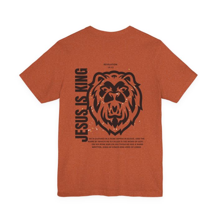 Rev. 19:13 Jesus is King Short Sleeve Tee - Image 12