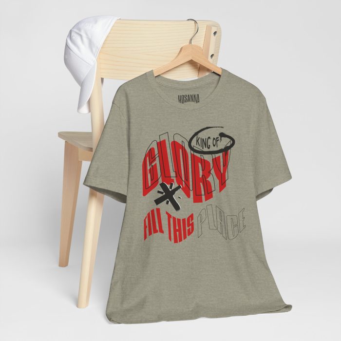 King of Glory Unisex Jersey Tee - Hosanna Christian T-Shirt - Image 39