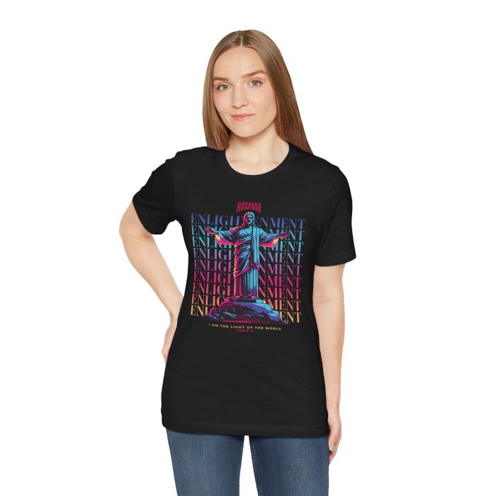 Enlightenment - Unisex Jersey Short Sleeve Hosanna Christian T-Shirt - Image 44