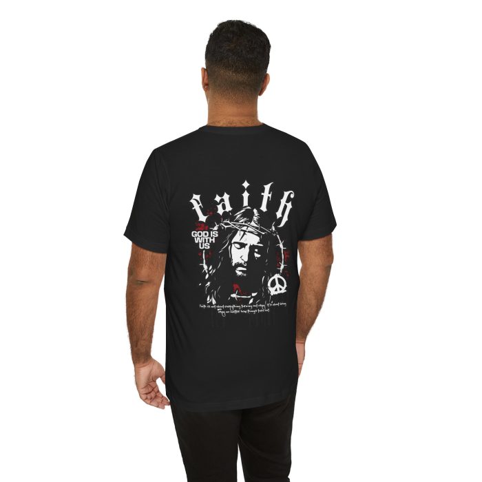 Faith - Unisex Jersey Short Sleeve Hosanna Christian T- Shirt - Image 15
