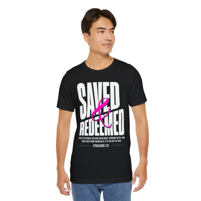 Saved & Redeemed Short Sleeve Tee - Christian Hosanna T Shirt - Image 18
