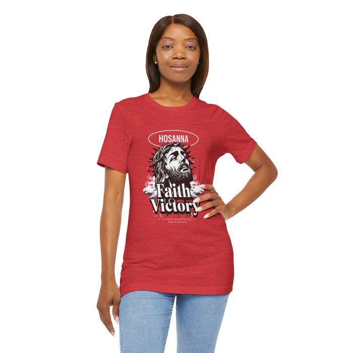 Faith Victory Unisex Tee - Hosanna Christian T Shirt - Image 53