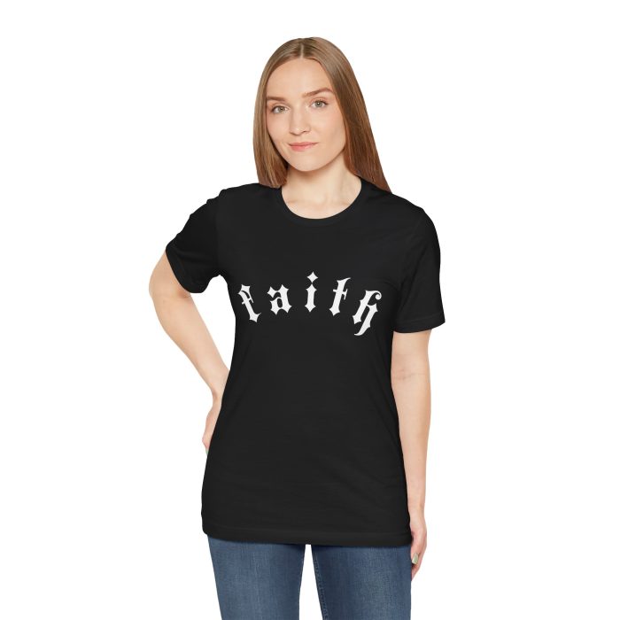 Faith - Unisex Jersey Short Sleeve Hosanna Christian T- Shirt - Image 11