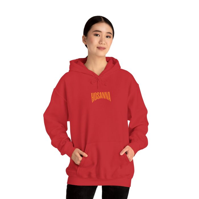 I Thessalonians 5:16-17 - Hosanna Christian Hooded Sweatshirt - Image 6