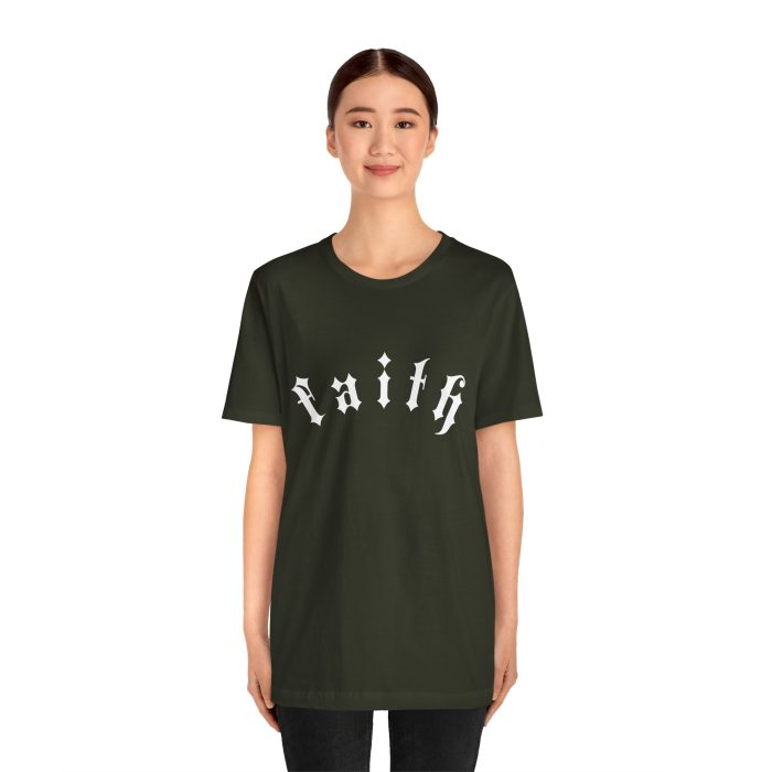 Faith - Unisex Jersey Short Sleeve Hosanna Christian T- Shirt - Image 42