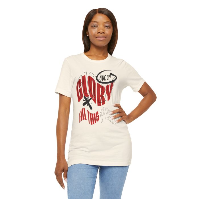 King of Glory Unisex Jersey Tee - Hosanna Christian T-Shirt - Image 20