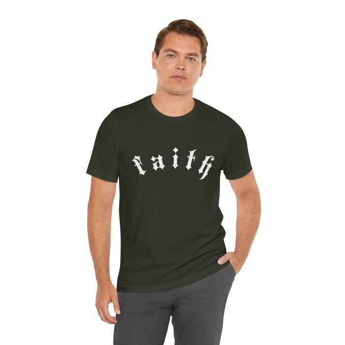 Faith - Unisex Jersey Short Sleeve Hosanna Christian T- Shirt - Image 45