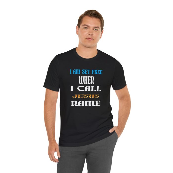 I Am Set Free Short Sleeve Tee - Hosanna Christian T Shirt - Image 12