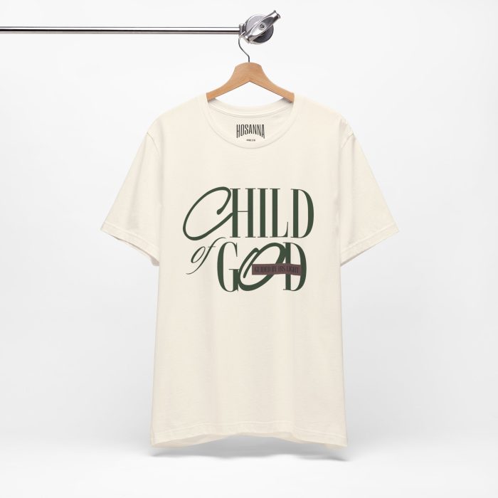 Child of God Unisex Jersey Tee - Hosanna Christian Clothing - Image 38