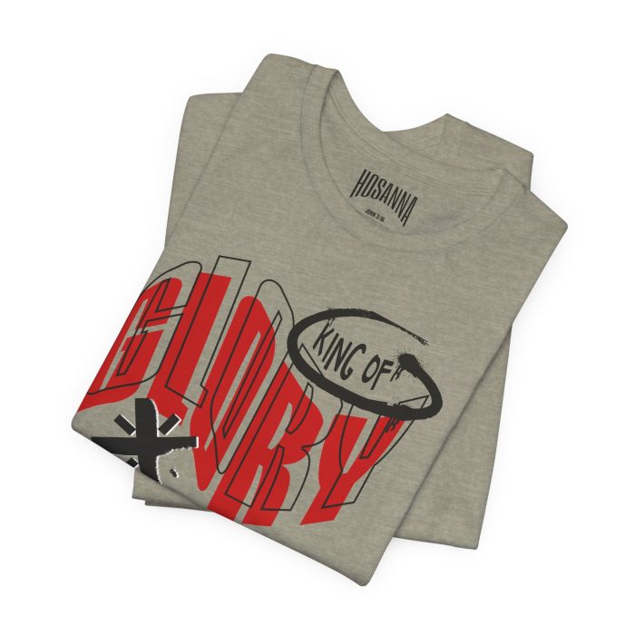 King of Glory Unisex Jersey Tee - Hosanna Christian T-Shirt - Image 36