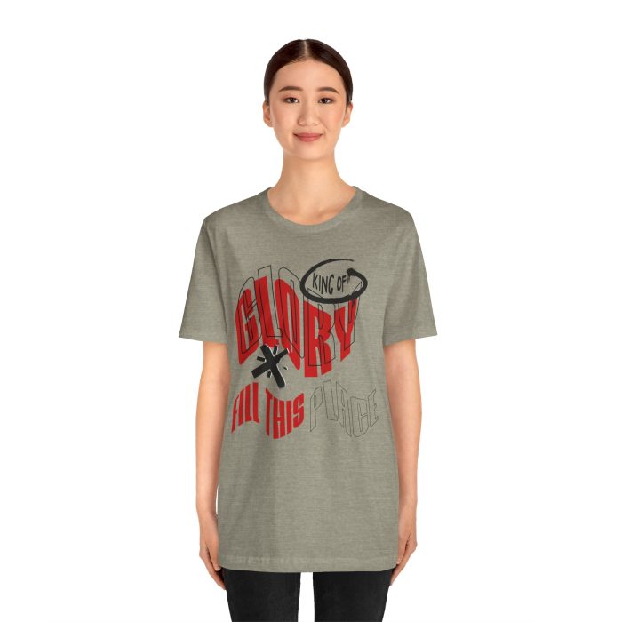 King of Glory Unisex Jersey Tee - Hosanna Christian T-Shirt - Image 42