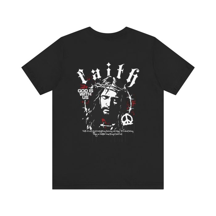 Faith - Unisex Jersey Short Sleeve Hosanna Christian T- Shirt - Image 32
