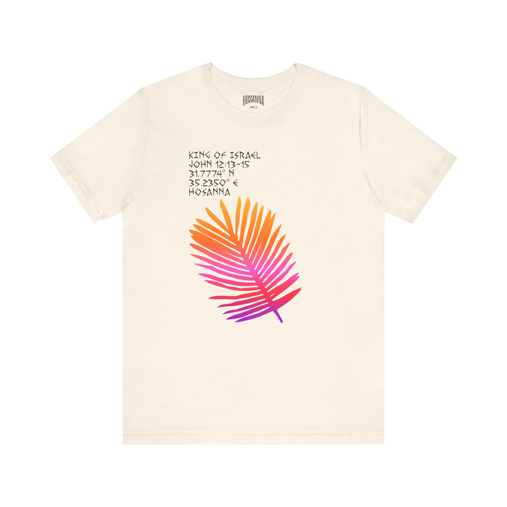 15833950101688736166_2048.jpeg King of Israel Short Sleeve Tee - Image 1