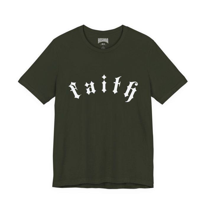 Faith - Unisex Jersey Short Sleeve Hosanna Christian T- Shirt - Image 34