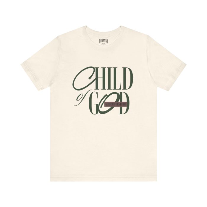 Child of God Unisex Jersey Tee - Hosanna Christian Clothing - Image 64