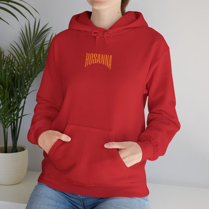I Thessalonians 5:16-17 - Hosanna Christian Hooded Sweatshirt - Image 15