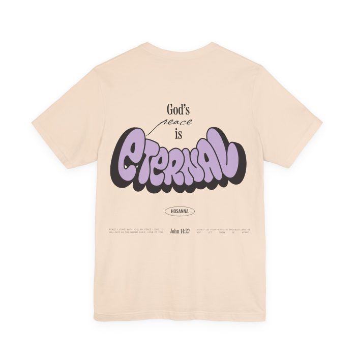 God's Peace Is Eternal - Short Sleeve Tee - Image 4