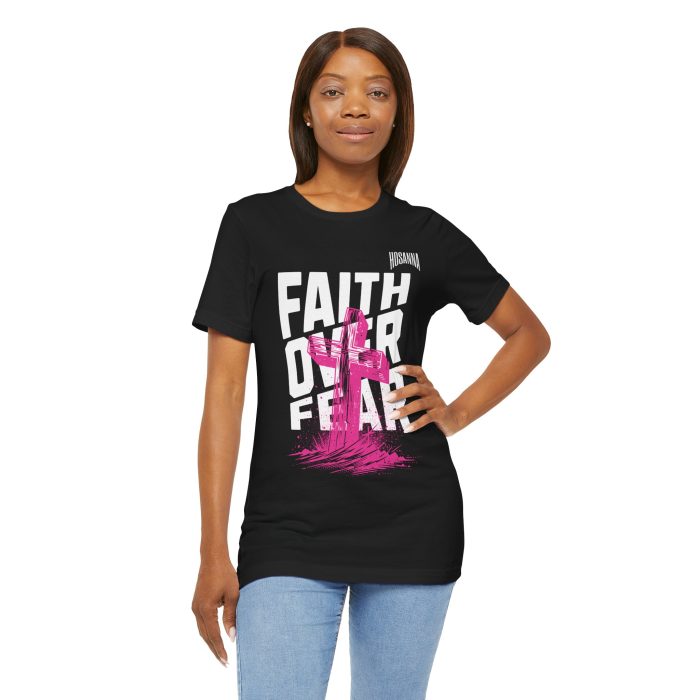 Faith Over Fear Unisex Jersey Tee – Hosanna Christian T-Shirt - Image 53