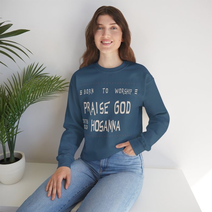 Praise God, Hosanna Crewneck Sweatshirt - Image 35