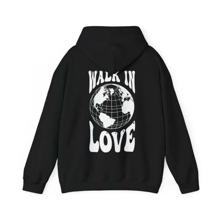 Walk In Love - Hosanna Christian Hooded Sweatshirt - Image 2