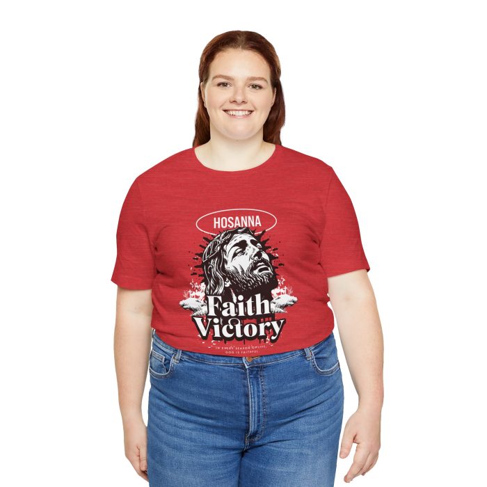 Faith Victory Unisex Tee - Hosanna Christian T Shirt - Image 46