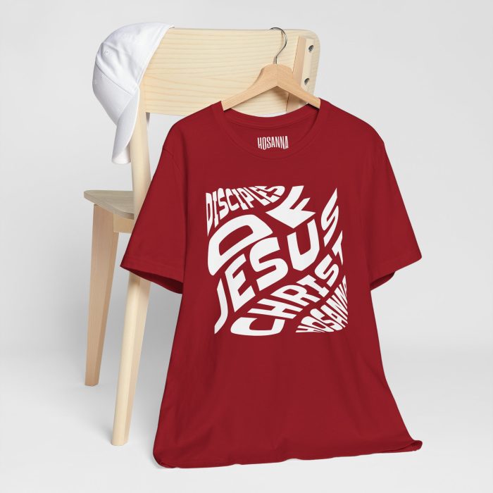 Disciple of Jesus Christ' Design Tee - Hosanna Christian T Shirt - Image 72