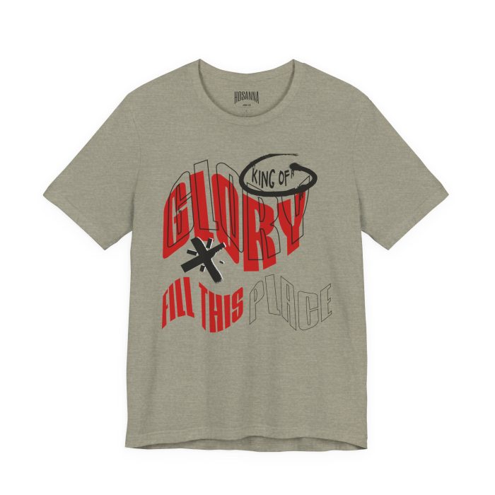 King of Glory Unisex Jersey Tee - Hosanna Christian T-Shirt - Image 34