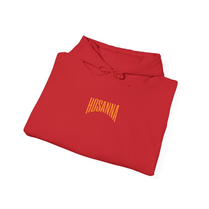 I Thessalonians 5:16-17 - Hosanna Christian Hooded Sweatshirt - Image 4