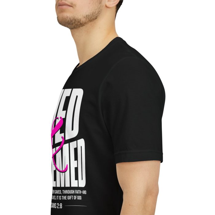 Saved & Redeemed Short Sleeve Tee - Christian Hosanna T Shirt - Image 27
