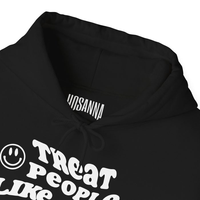 Treat People Like Jesus Hooded Sweatshirt - Image 5