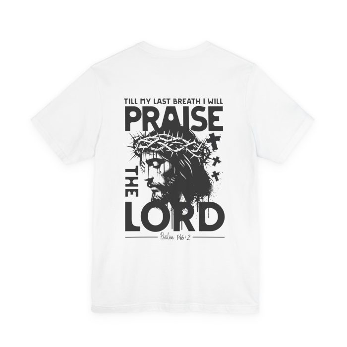 Praise The Lord Jersey Tee - Hosanna Christian T Shirt - Image 4