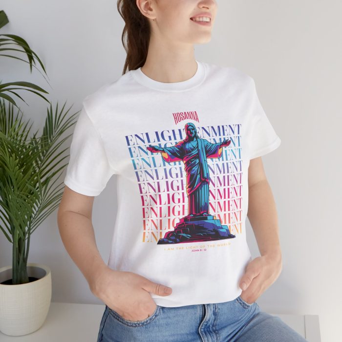 Enlightenment - Unisex Jersey Short Sleeve Hosanna Christian T-Shirt - Image 22