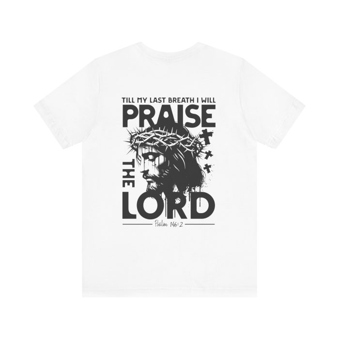 Praise The Lord Jersey Tee - Hosanna Christian T Shirt - Image 2