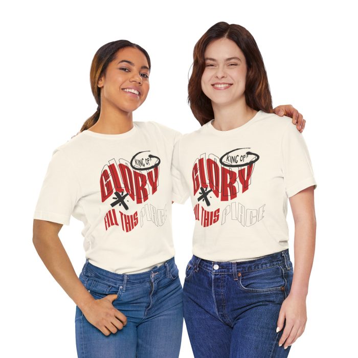 King of Glory Unisex Jersey Tee - Hosanna Christian T-Shirt - Image 25