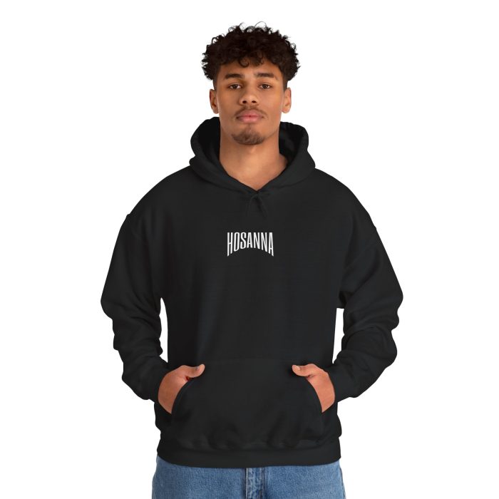 God is King - Hosanna Christian Hooded Sweatshirt - Image 7
