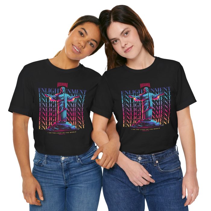 Enlightenment - Unisex Jersey Short Sleeve Hosanna Christian T-Shirt - Image 57
