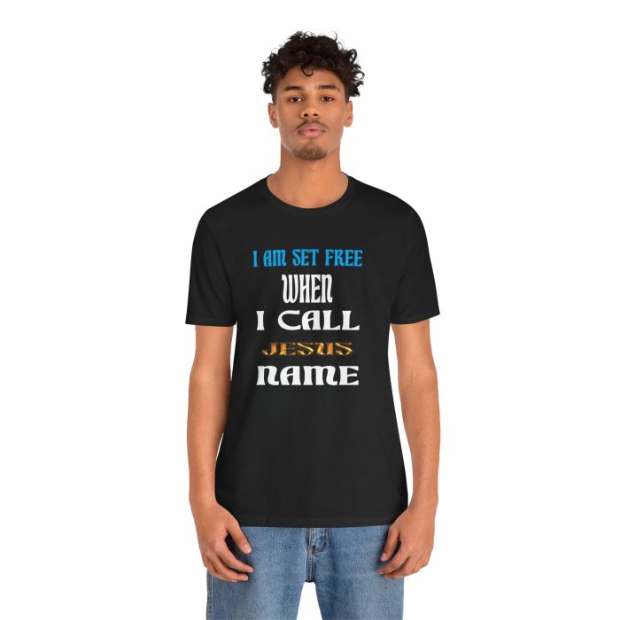 I Am Set Free Short Sleeve Tee - Hosanna Christian T Shirt - Image 10