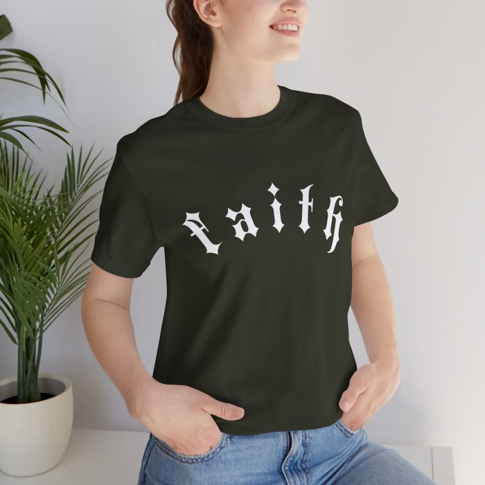 Faith - Unisex Jersey Short Sleeve Hosanna Christian T- Shirt - Image 55