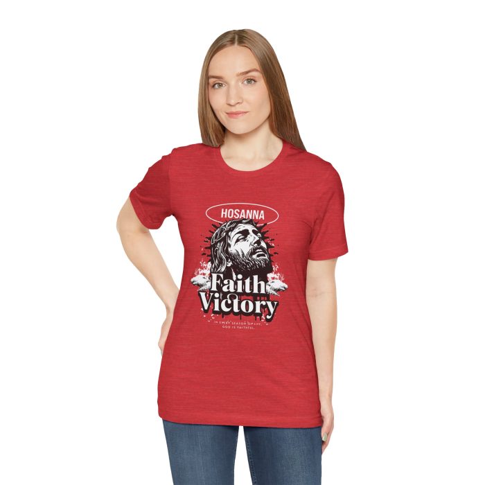Faith Victory Unisex Tee - Hosanna Christian T Shirt - Image 44