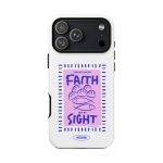 Faith Over Sight Phone Case – “For We Live By Faith, Not By Sight” Inspirational iPhone Cover