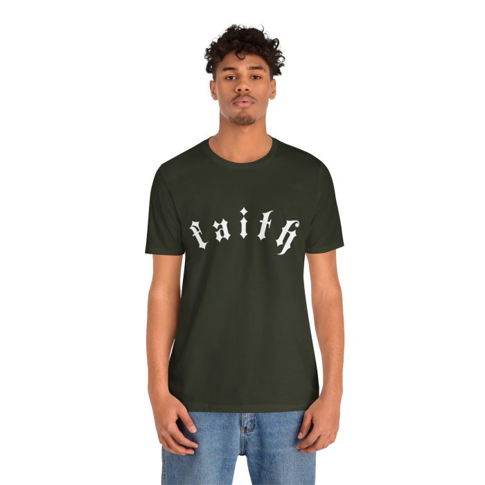 Faith - Unisex Jersey Short Sleeve Hosanna Christian T- Shirt - Image 43