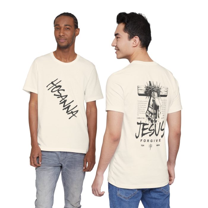 Jesus Forgives Tee - Hosanna Christian T Shirt - Image 56