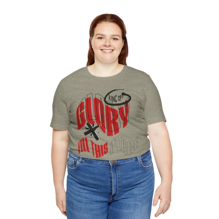 King of Glory Unisex Jersey Tee - Hosanna Christian T-Shirt - Image 46