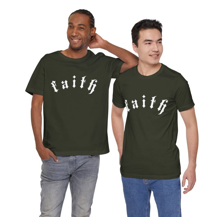 Faith - Unisex Jersey Short Sleeve Hosanna Christian T- Shirt - Image 59