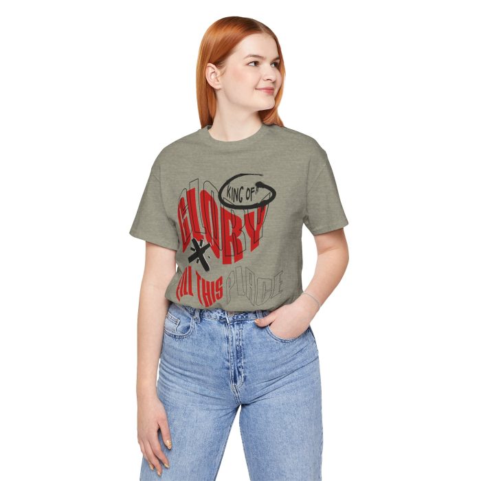 King of Glory Unisex Jersey Tee - Hosanna Christian T-Shirt - Image 49